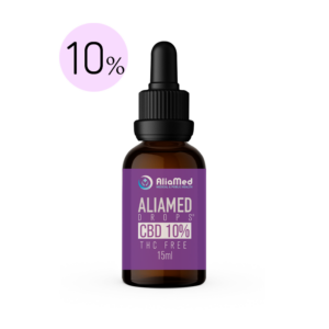 Aliamed Drops CBD 10% THC Free 15ml